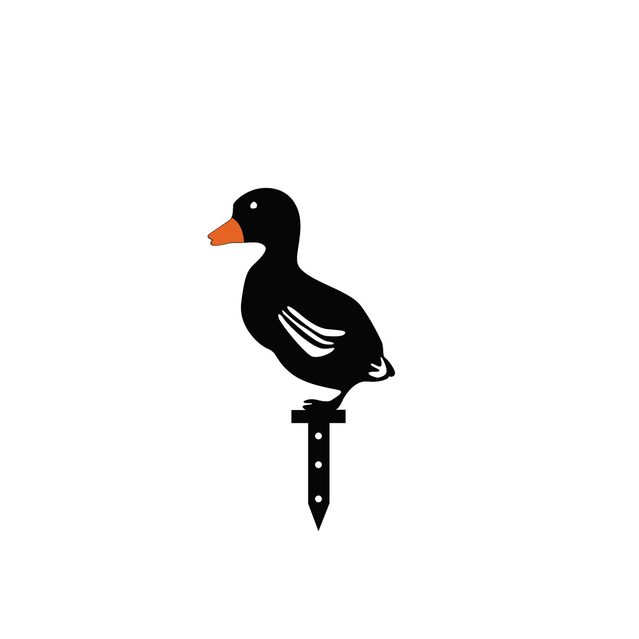 Set Decoratiuni Pentru Gradina, Ducks, Metal, Negru