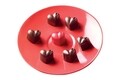 Forma de copt din silicon Mon Amour, Silikomart Easy Choco, 15 forme, 3 x 2.2 cm