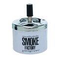 Scrumiera Smoke Factory V2, Boltze, 9x12 cm, inox, alb