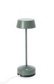 Lampa LED de exterior Esprit, Bizzotto, 11x33 cm, cu baterie reincarcabila, otel acoperit cu pulbere, verde