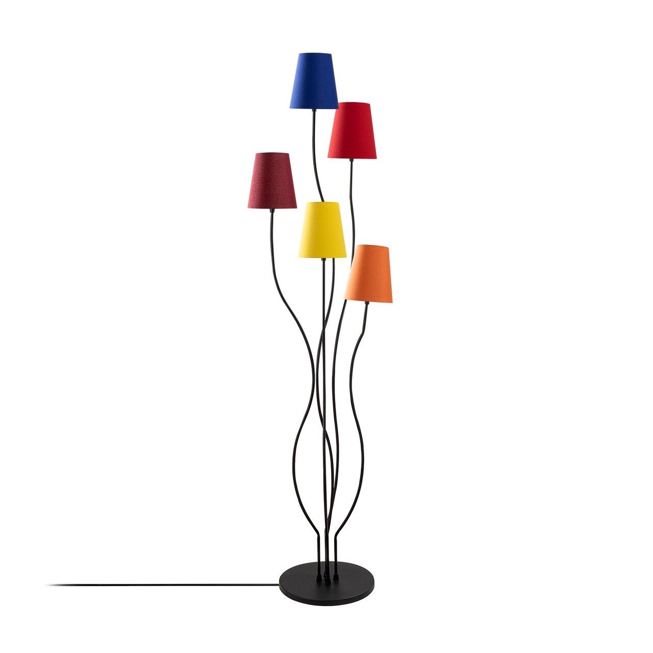 Lampadar, Bonibon - 13232, Fulgor, 44 X 44 X 160 Cm, 5 X E14, 40W, Multicolor