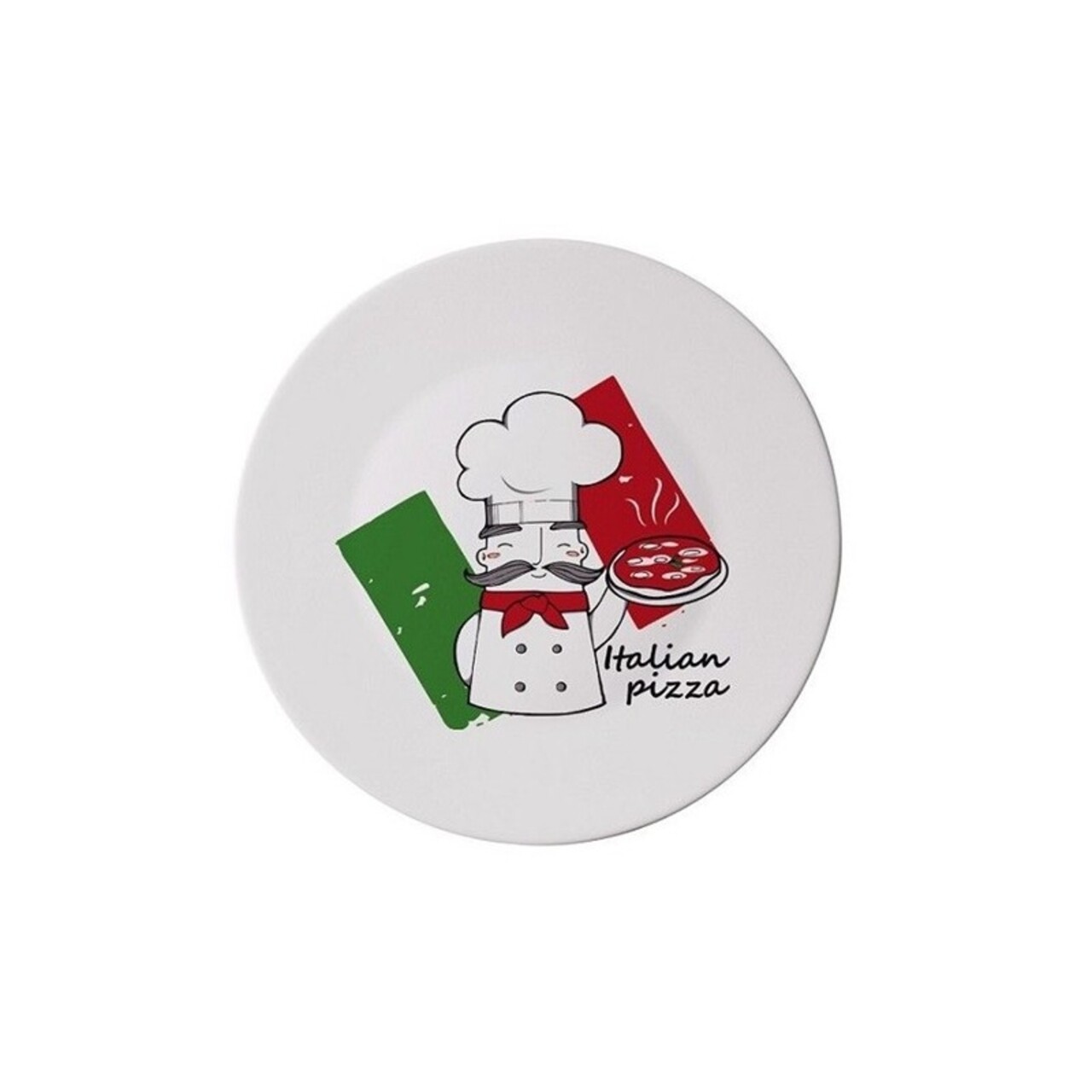 Platou Pentru Servire Pizza Chef, Bormioli, Ø33 Cm, Opal, Multicolor