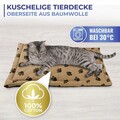 Patura pentru animale de companie Maximex, Pet, 60x45x2 cm, bumbac, multicolor