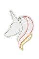 Decoratiune luminoasa LED, Unicorn, Benzi flexibile de neon, DC 12 V, Alb / Roz / Galben