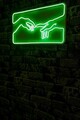 Decoratiune luminoasa LED, Creation of Adam,  Benzi flexibile de neon, DC 12 V, Verde