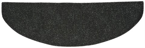 Covor scari Semirotund C-290104, Decorino, 21x65 cm, polipropilena, negru