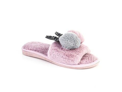 Papuci de casa dama Funky Steps, Evelyn Pink, marimea 38-39