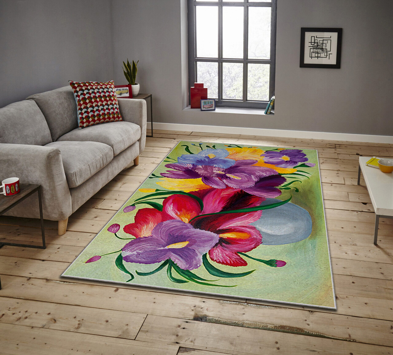 Covor, ASR CRPT-9 , 140x220 cm, Poliester, Multicolor