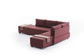 Coltar, Balcab Home, 825BLC1007, Lemn, Rosu claret