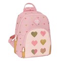 Rucsac pentru copii, Glow Lab, Hearts, 25 x 30 x 13 cm, 13 L, poliester, multicolor