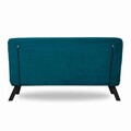 Canapea extensibilă cu 2 locuri, Futon, 859FTN1276, Metal , Verde petrol