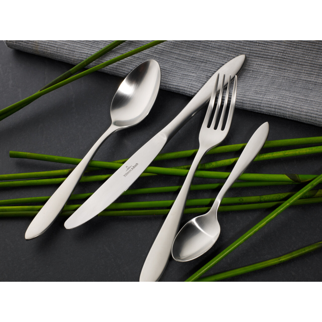 Set tacamuri 30 piese, Villeroy & Boch, Arthur Cutlery Brushed, inox 18/10 periat - 2 | YEO