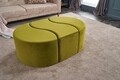 Taburet Alya Puf, Balcab Home, 120x80x40 cm, lemn, verde