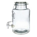 Dozator pentru bauturi Freya, Homla, 6 L, sticla/inox, transparent/argintiu