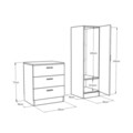 Dulap multifunctional, Locelso, CC6-AA, Pin Atlantic / Antracit