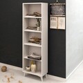 Corp biblioteca, Mod Design, Potena, 50x162x25 cm, Alb