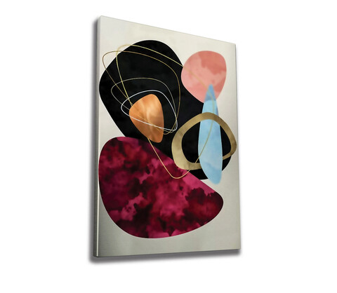 Tablou decorativ, WY245 (70 x 100), 50% bumbac / 50% poliester, Canvas imprimat, Multicolor