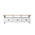 Comoda TV, Inarch, Oslo, 150x47x36 cm, PAL, Alb / Safir