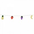 Ghirlanda cu 10 Led-uri Party Fruits, 43 cm, polipropilena, multicolore