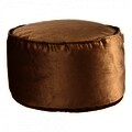 Taburet Gift Decor, Pouffe, Ø60 x 35 cm, poliester/polistiren, bej