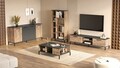 Set mobilier living, Locelso, RL6-AA, Pin Atlantic / Antracit