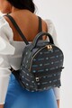 Rucsac, Lucky Bees, 338 Black Blue, piele ecologica, negru/bleu