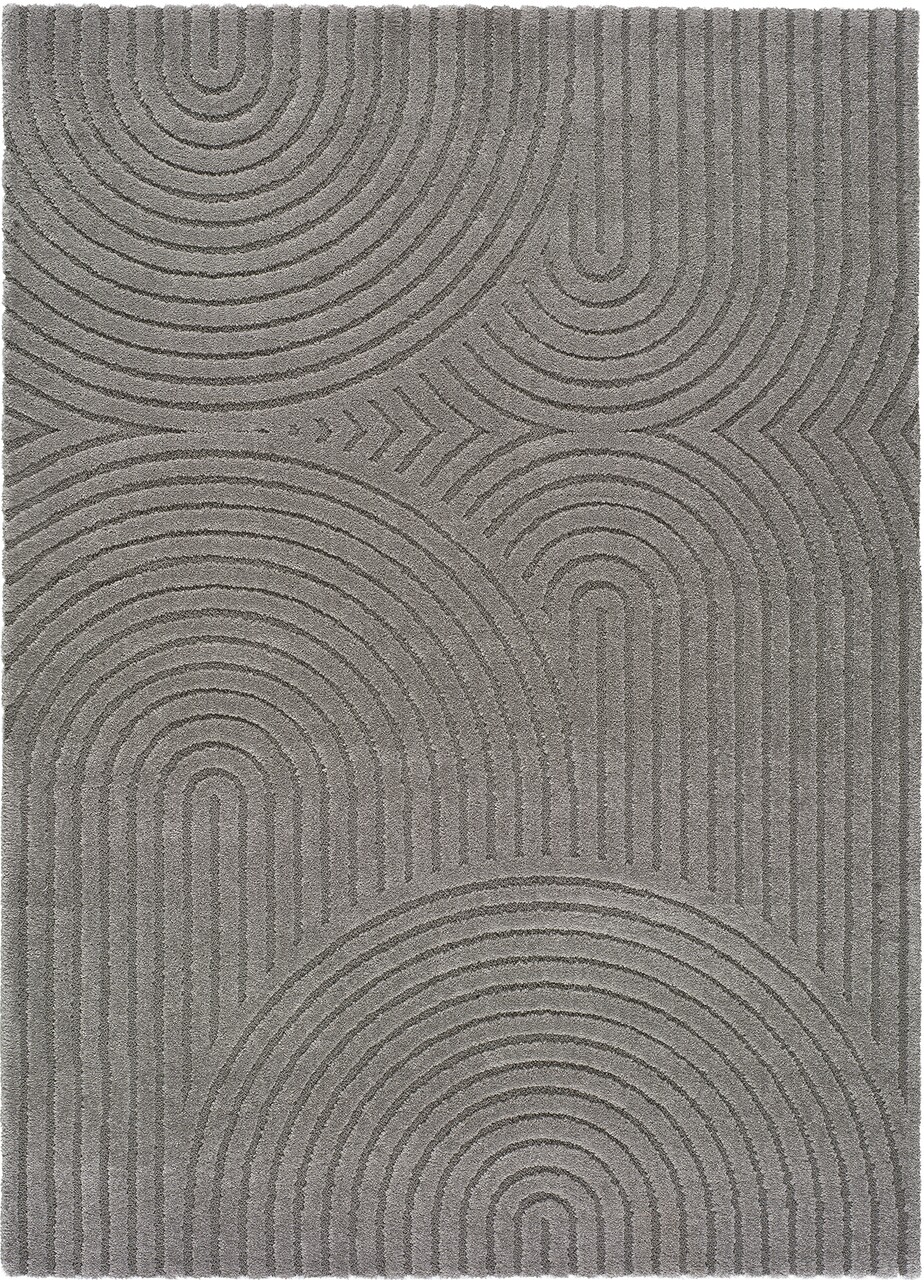 Covor, Yen, 120 X 170 Cm, 40% Poliester, 60% Polipropilena, Gri