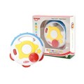 Jucarie muzicala pentru dentitie, Baby Tambourine, HE0511, 6M+, plastic, multicolor