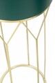 Set 2 ghivece Grent Stand, Mauro Ferretti, 23x23x70 cm, fier, verde/auriu