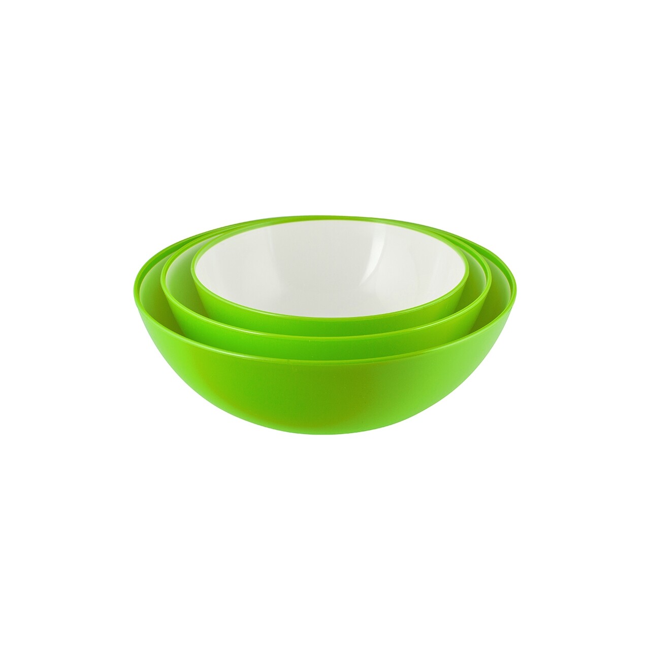 Set 3 Boluri, Casa Plastor, Shiuly, 0.6 + 0.9 + 1.2 L, Plastic, Verde