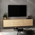 Comoda TV, Inarch, Neon, 160x35x32 cm, Maro