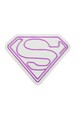 Decoratiune luminoasa LED, Superman,  Benzi flexibile de neon, DC 12 V, Roz