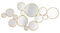 Decoratiune de perete Mirrors, Mauro Ferretti, 100x51.5 cm, fier, auriu