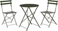 Set mobilier de gradina Bistro, 3 piese, verde