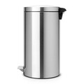 Cos de gunoi cu pedala, Brabantia, 424205, 45 L, inox, argintiu