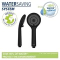 Para de dus Water Saving I, Wenko, 9.5 cm, ABS, negru