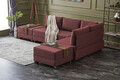 Coltar, Balcab Home, 825BLC1007, Lemn, Rosu claret