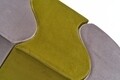 Taburet Alya Puf, Balcab Home, 120x80x40 cm, lemn, mink/verde