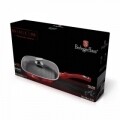 Set tigaie grill cu capac, din aluminiu forjat si marmura, Berlinger Haus, Burgundy Metallic