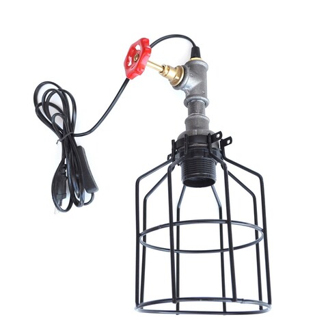 Lampa de masa, Evila Originals, 791EVL1589, Fier, Negru/Argintiu