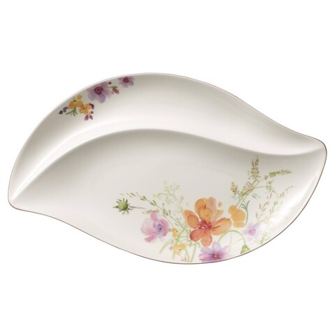 Platou pentru servire Mariefleur Basic Serve, Villeroy & Boch, 50x30 cm, portelan premium