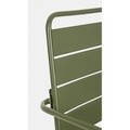 Scaun balansoar pentru gradina, Lillian, Bizzotto, 63x90x74 cm, otel, verde