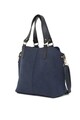 Geanta, Bagmori, 3554 - 46120 - Navy Blue, imitatie piele nabuc, bleumarin