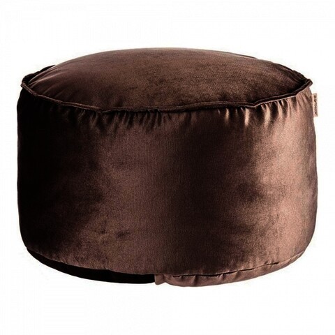 Taburet Gift Decor, Pouffe, ∅60 x 35 cm, poliester/polistiren, gri