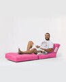 Fotoliu extensibil, Siesta, Ferndale Bean Bag, 55 - 180 cm, poliester impermeabil, roz