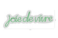 Decoratiune luminoasa LED, Joie de Vivre, Benzi flexibile de neon, DC 12 V, Verde