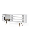 Comoda TV, Minima, Termini, 150x63.2x37 cm, Alb