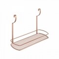 Polita depozitare condimente City Copper, Metaltex, 9 x 26 x 35 cm, inox/invelis Polytherm, cupru