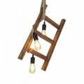 Candelabru All Design, handmade, 32x9x95 cm, Walnut