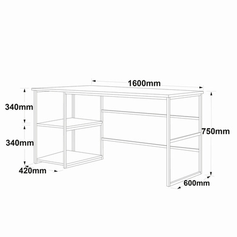 Birou, Locelso, VG29-A, 160x75x60 cm, Maro